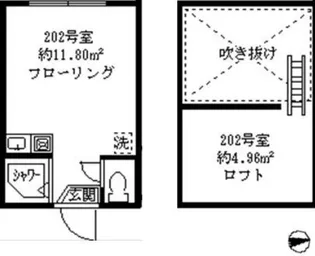 ソフィアオリーブ【2階】の間取り