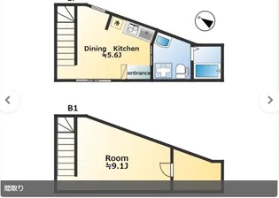 Norn Akabane【-1階】の間取り