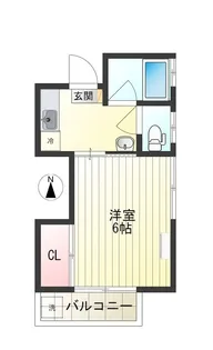 ハイツピクニック【201号室】の間取り