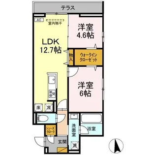メゾン・ド・シルヴァ【3階】の間取り