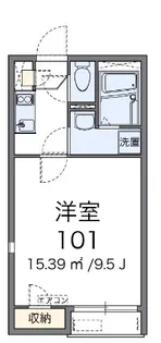 レオネクストヴィラージュ碧水Ⅱ【1階】の間取り