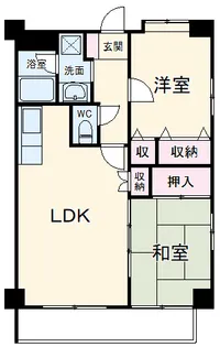 カメットⅠ【4階】の間取り