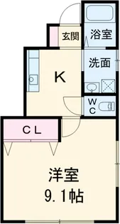 セントラルヴィレッジ【101号室】の間取り