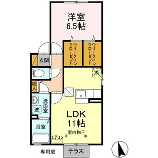 美咲ヶ丘SAKURA2008【1階】の間取り
