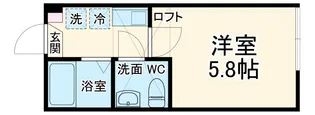 武蔵新城46AP【2階】の間取り