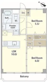 PLENDY瑞江【2階】の間取り