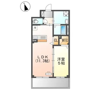 ブロッサム【3階】の間取り