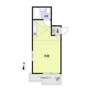 山口コーポラス【1階】の間取り