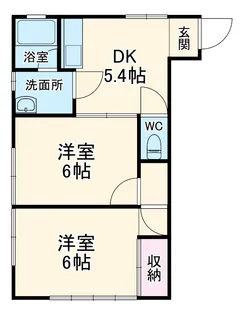 ティーズAOKI【1階】の間取り