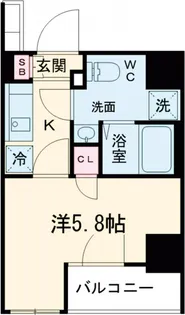リヴシティ堀切菖蒲園【503号室】の間取り