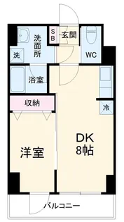 リヴシティ横濱関内弐番館【3階】の間取り