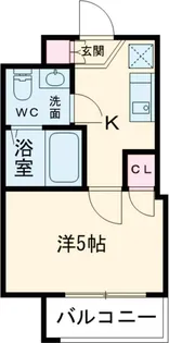メルディアオレンジサンモール【2階】の間取り