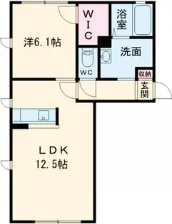 グラン・フォンテーヌB【103号室】の間取り