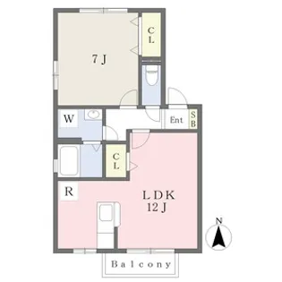 シヅグランツA【2階】の間取り