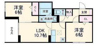リビエール【1階】の間取り