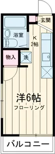 ル・ビラージュ久我山【102号室】の間取り