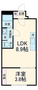 Erfolg津田沼【1階】の間取り