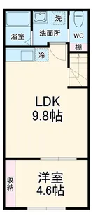 Erfolg津田沼【2階】の間取り