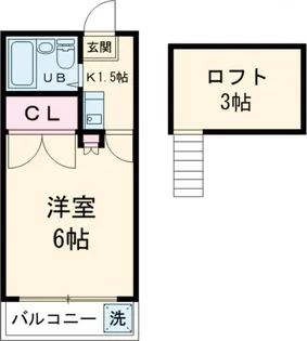 Kハイム【2階】の間取り