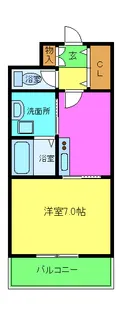 ヴァンヴェルデ西京極【3階】の間取り