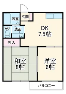 コンシェール長沼 B棟【2階】の間取り