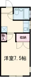 ロッヂ福田【2階】の間取り