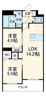 シエロ アズール【205号室】の間取り