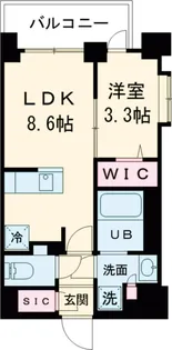 クレストコート大岡山【2階】の間取り
