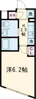 ベルシードステアー目黒碑文谷【3階】の間取り