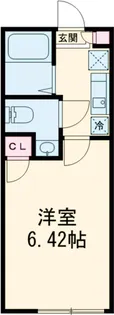 ルフォン一之江【1階】の間取り