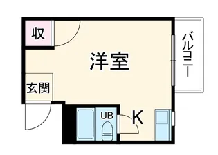 向山ハウス【306号室】の間取り