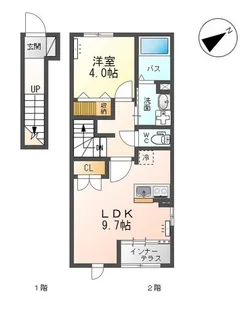 スカイハイム【2階】の間取り