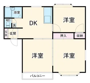 エクセル大磯A棟【2階】の間取り