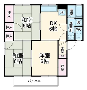 クレベールハイム【203号室】の間取り