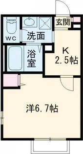 ヴァンサンク【1階】の間取り