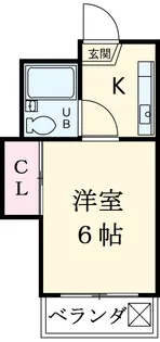 第2コーポ数寄屋【3階】の間取り