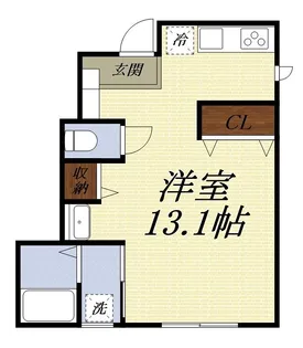 敷島village【3号室】の間取り