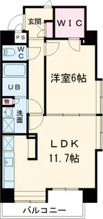 オザリア葛西Ⅰ【4階】の間取り