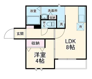 ボナノバ【3階】の間取り