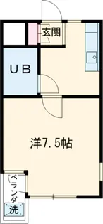 ホワイトヴィラ’86【203号室】の間取り