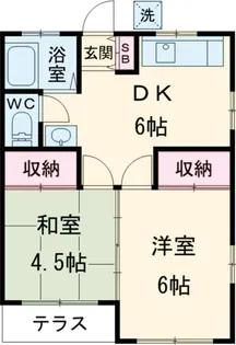 吉田コーポ【1階】の間取り