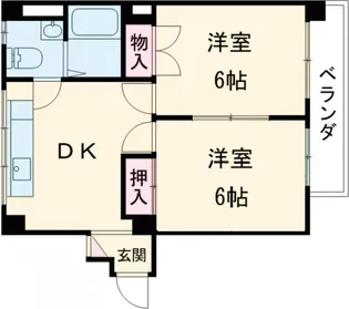 蔭山ビル【3階】の間取り