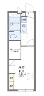 レオパレスマーテルコサージ12【2階】の間取り