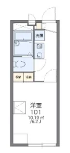 レオパレス芦田スマイル【1階】の間取り
