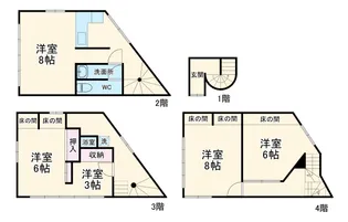 二葉ビル【201号室】の間取り