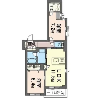 春陽館【01010号室】の間取り