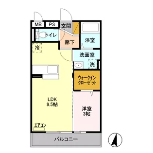 ユヌ ファシリテ【1階】の間取り