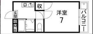 サン・ナガオカ【202号室】の間取り