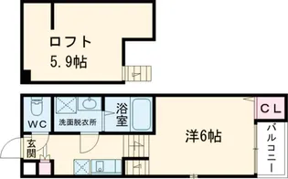 プランドールS花園寺ノ前町【1階】の間取り