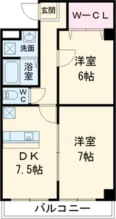 アニヴェルセル【101号室】の間取り
